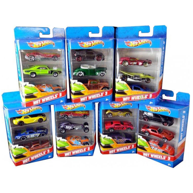 Conjunto de 3 Veículos Hot Wheels Sortido