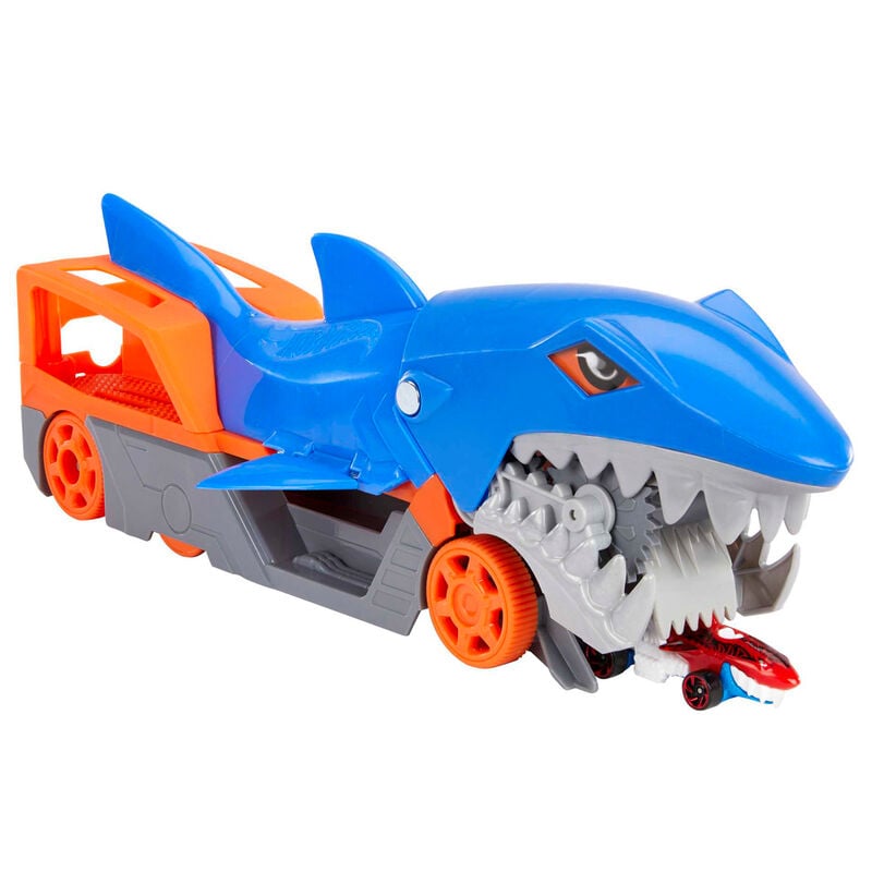 Reboque Tubarão Mastiga-Carros Hot Wheels