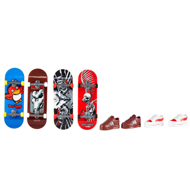 Conjunto de 4 Skates Hot Wheels Sortido