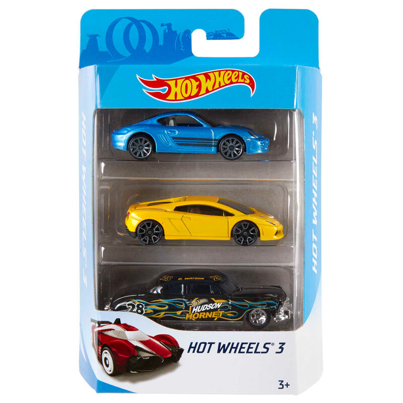 Conjunto de 3 Veículos Hot Wheels Sortido