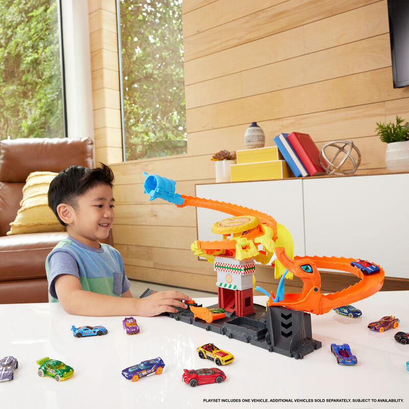 Pista Pizza Slam Ataque da Cobra Hot Wheels