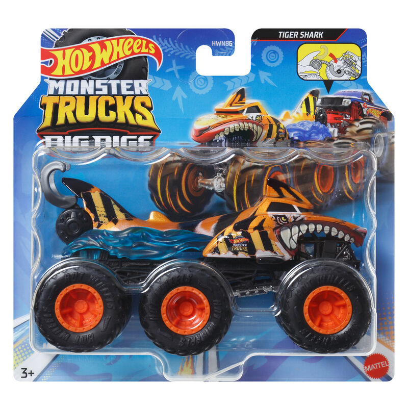 Carro Big Bigs Monster Trucks Hot Wheels Sortido