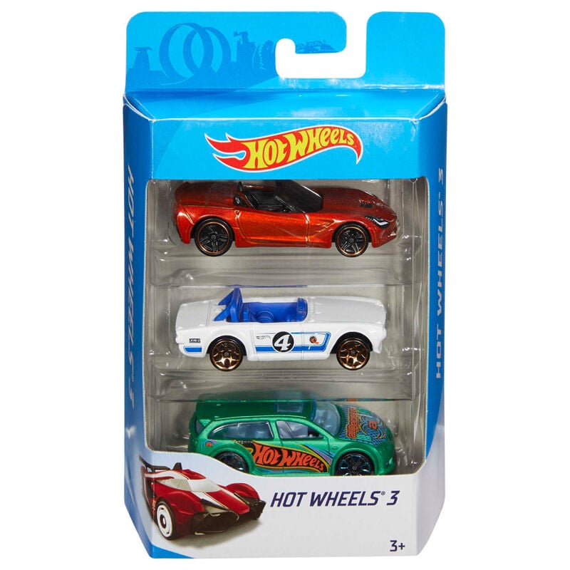 Conjunto de 3 Veículos Hot Wheels Sortido