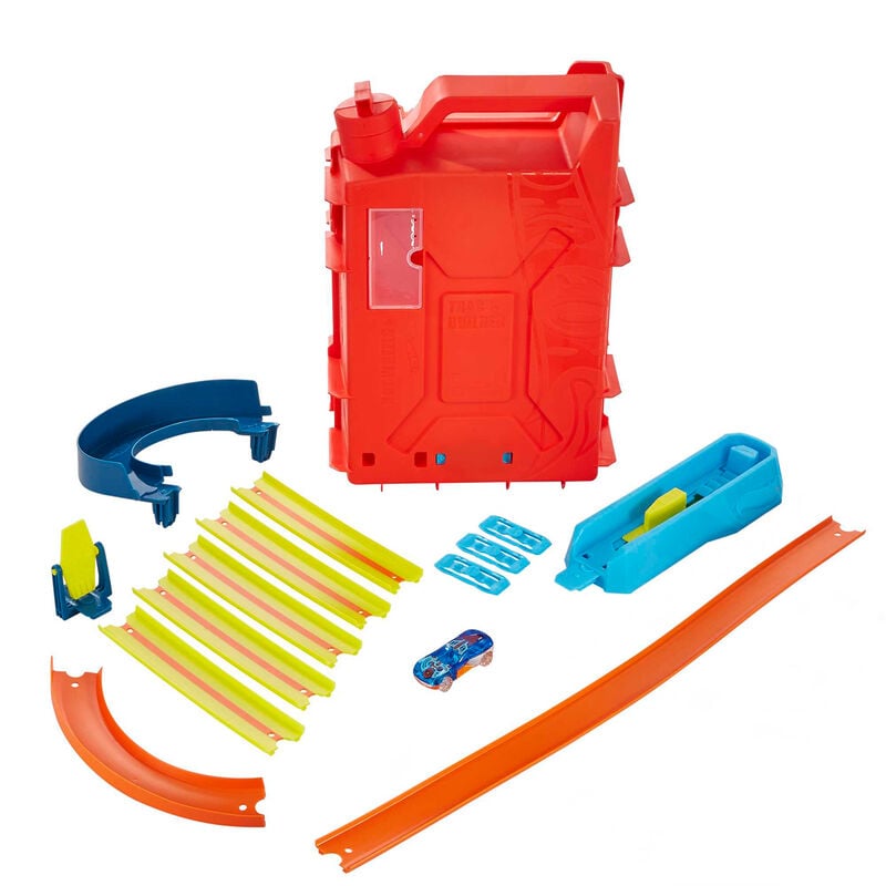 Pista Bidão de Acrobacias Track Builder Hot Wheels