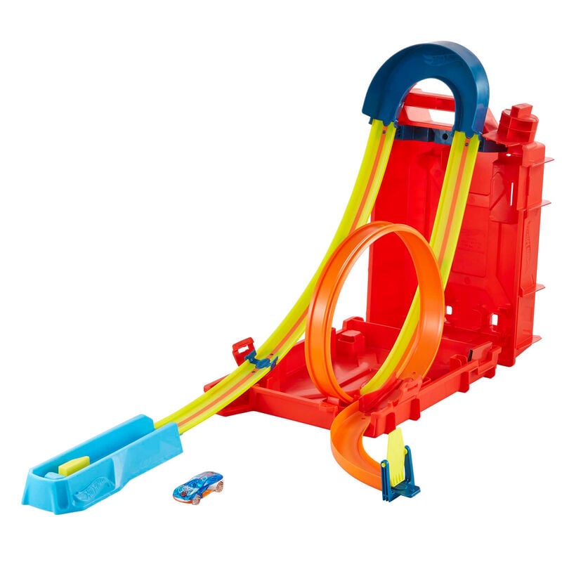 Pista Bidão de Acrobacias Track Builder Hot Wheels