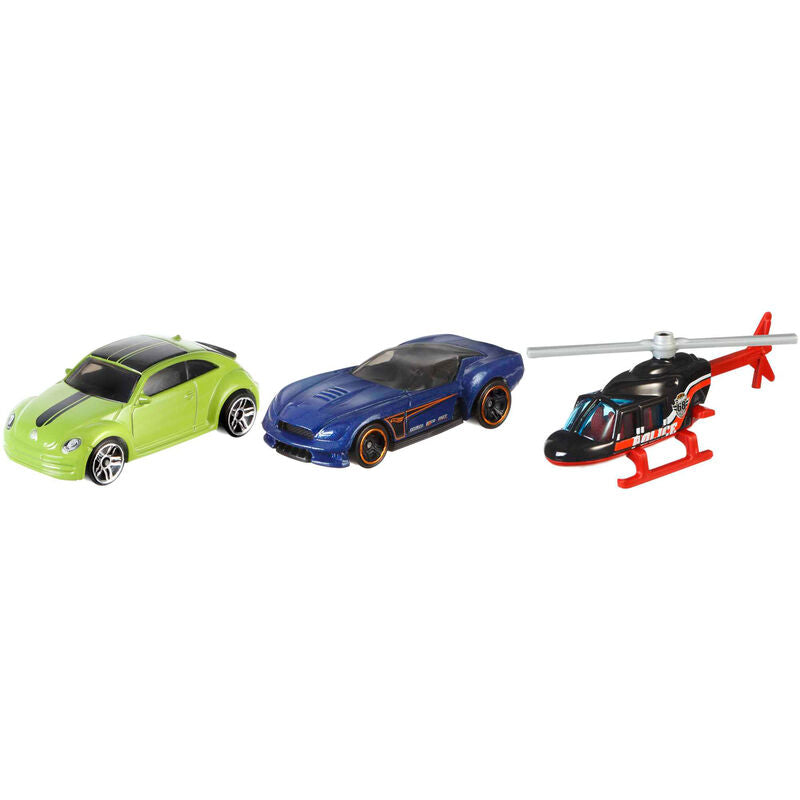 Conjunto de 3 Veículos Hot Wheels Sortido
