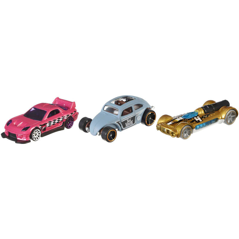 Conjunto de 3 Veículos Hot Wheels Sortido