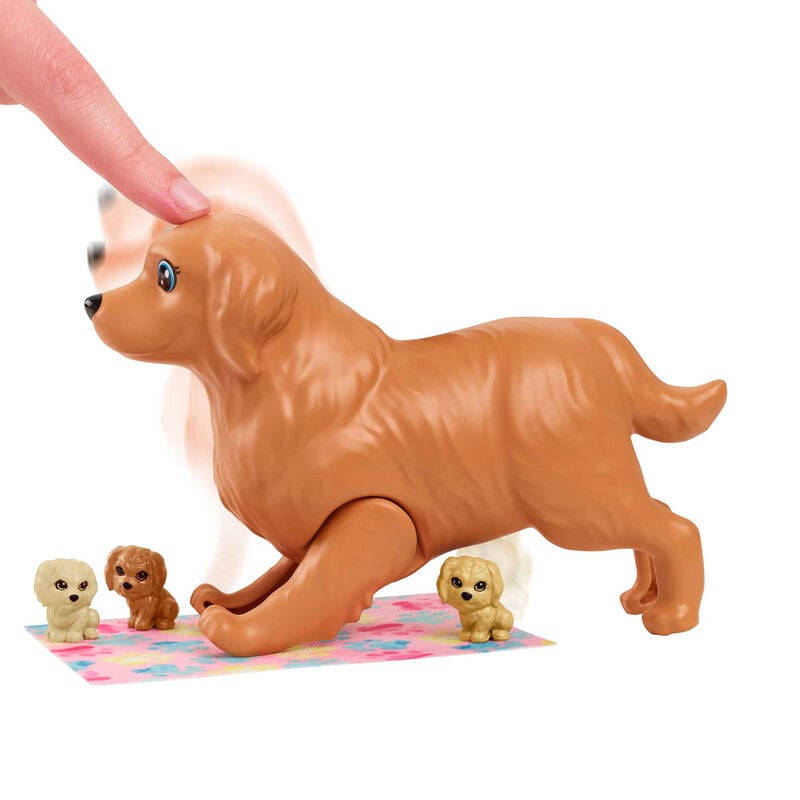 Conjunto Boneca Barbie e Cachorrinhos