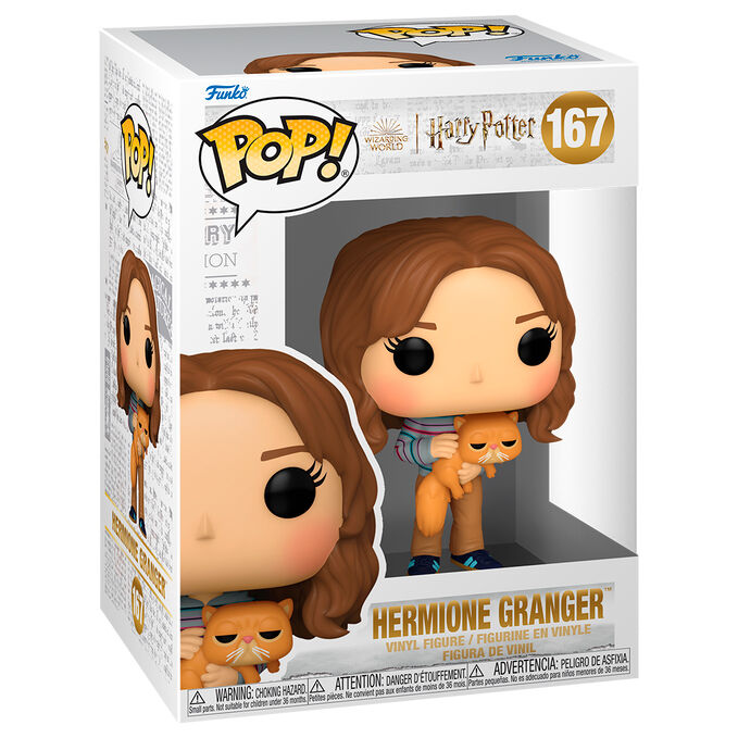 Figura POP! de Harry Potter y el Prisionero de Azkaban: Hermione Granger con Crookshanks