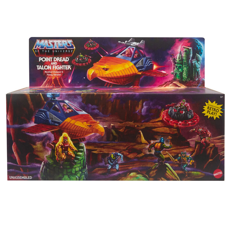 Veículo Point Dread and Talon Fighter Masters of the Universe