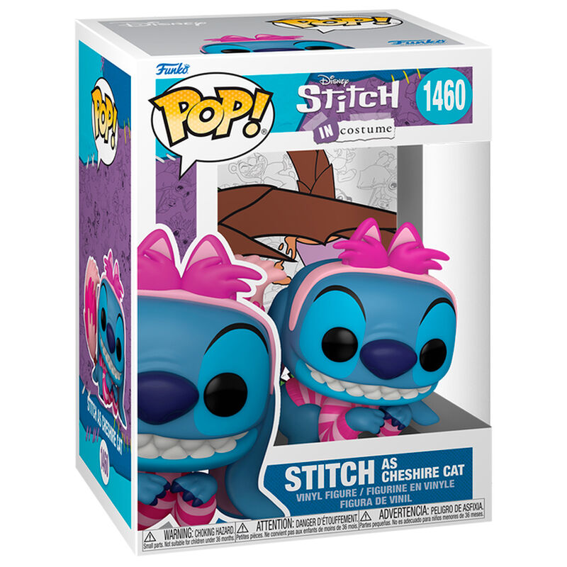 Figura POP! de Stitch como el Gato de Cheshire