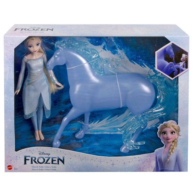 Conjunto Boneca Elsa + Nokk Frozen Disney