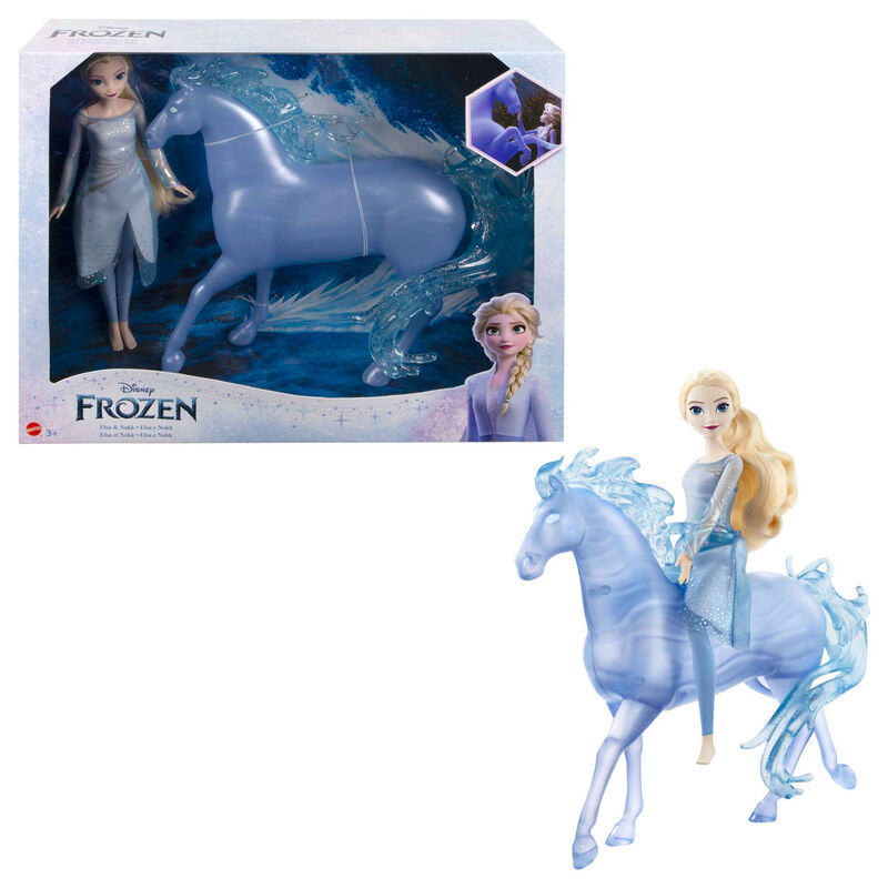 Conjunto Boneca Elsa + Nokk Frozen Disney