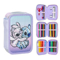 Estojo triplo Stitch Disney