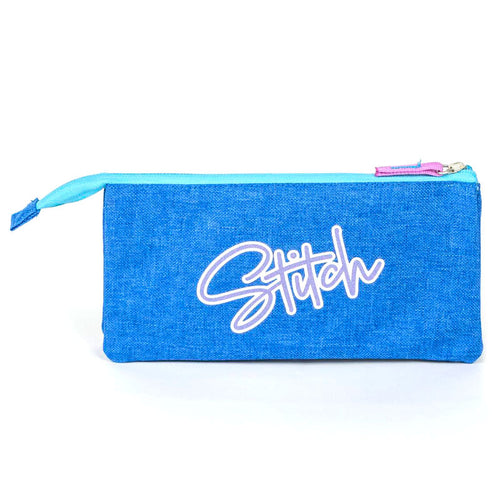 Estuche triple de lápices Stitch Disney