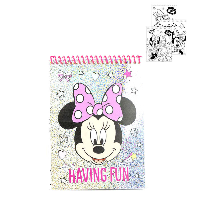Minnie Disney stationery set for colouring