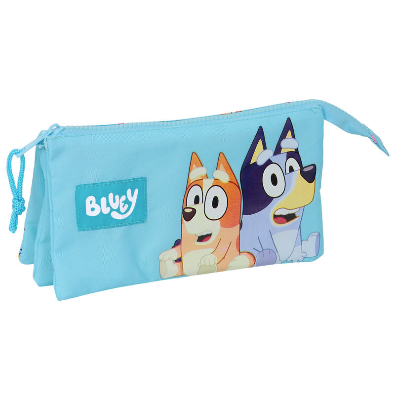 Estojo triplo Bluey