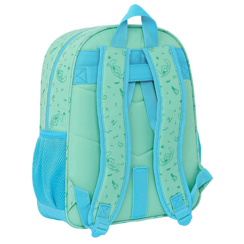 Mochila Aloha Stitch Disney 38cm adaptável