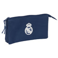 Estojo triplo azul marinho Real Madrid
