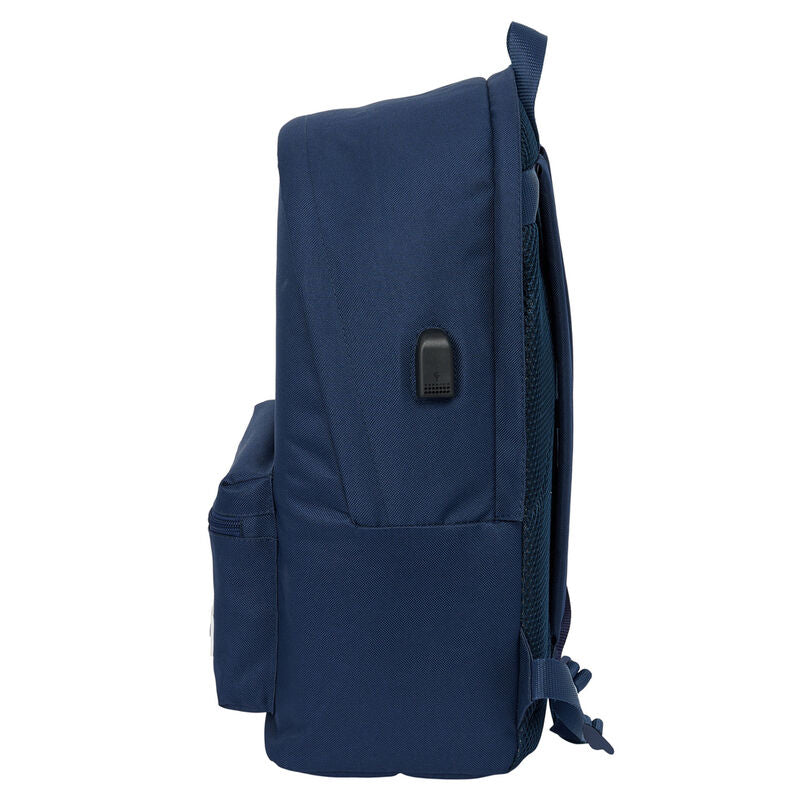 Mochila azul marinho Real Madrid 44cm