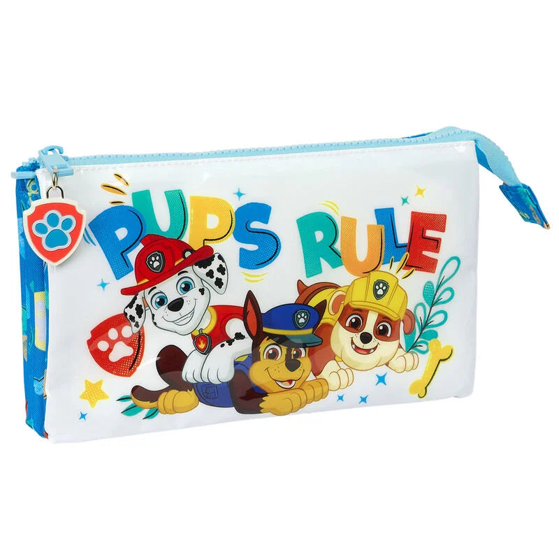 Estuche triple Pups Rule Patrulla Canina