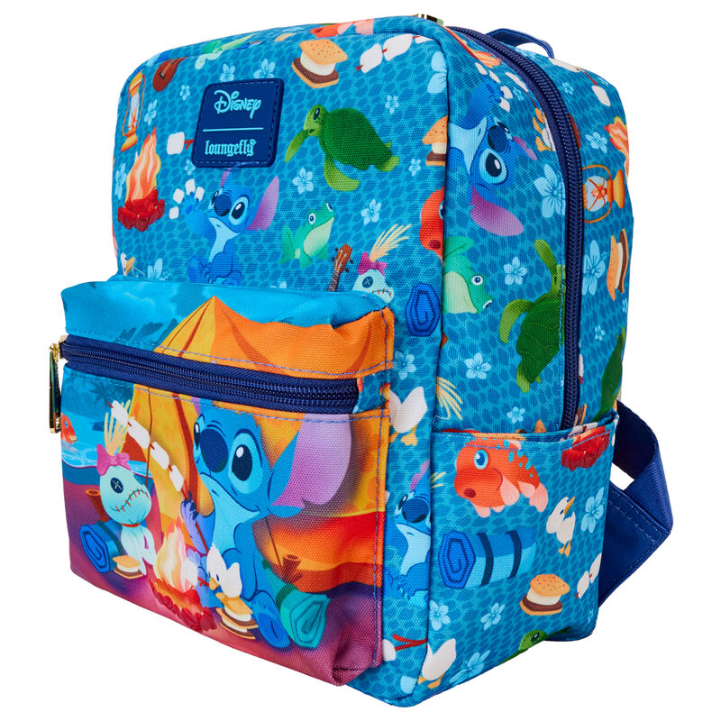Mochila de campismo em nylon Cuties Stitch Disney Loungefly 24cm