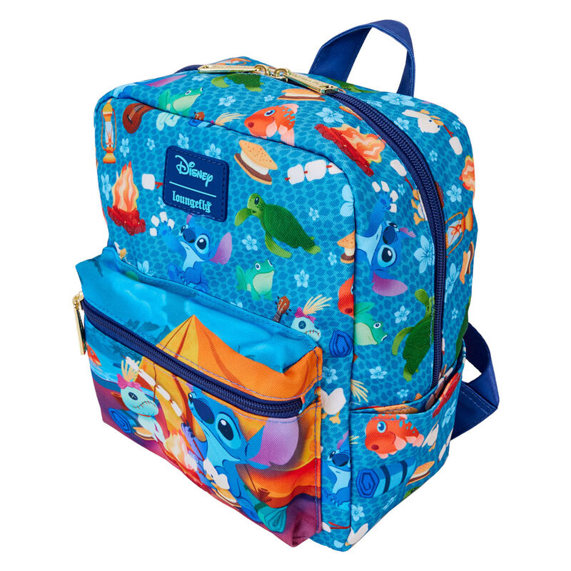 Mochila de campismo em nylon Cuties Stitch Disney Loungefly 24cm