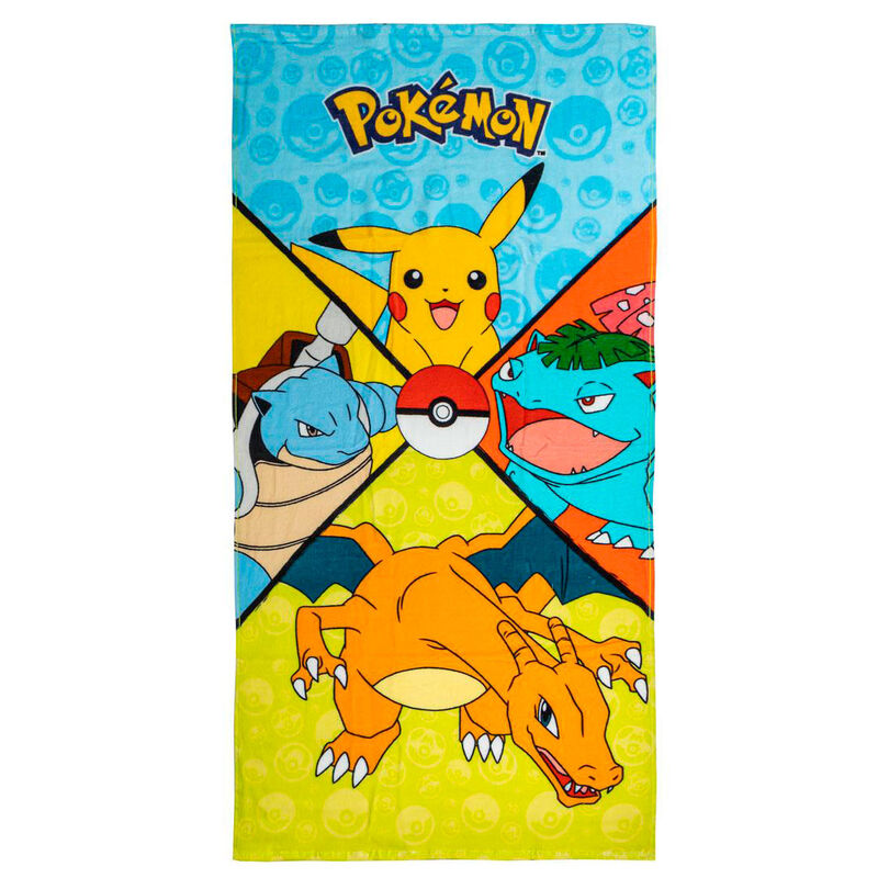 Toalha de algodão Pokémon
