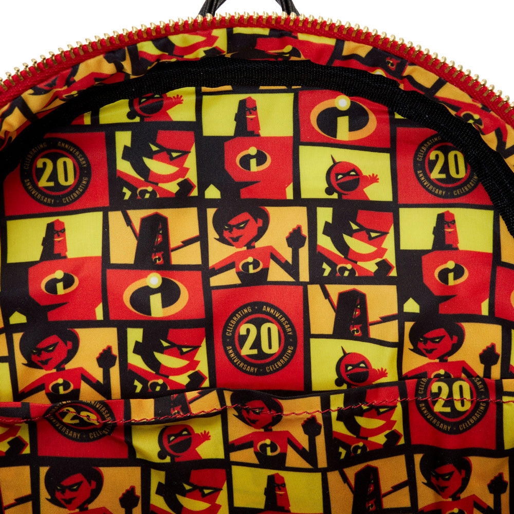 Mochila 20th Aniversario Los Increíbles Disney Pixar Loungefly 30cm