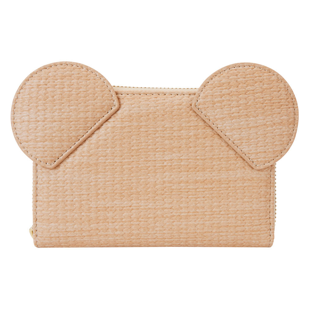 Carteira Straw Mickey Disney Loungefly