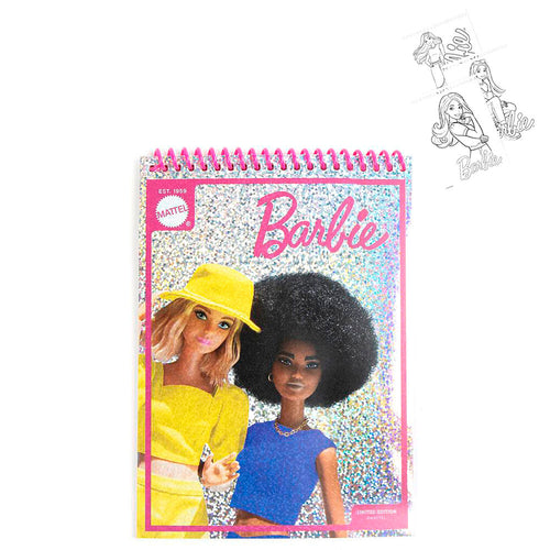 Set de papelería para colorear Barbie