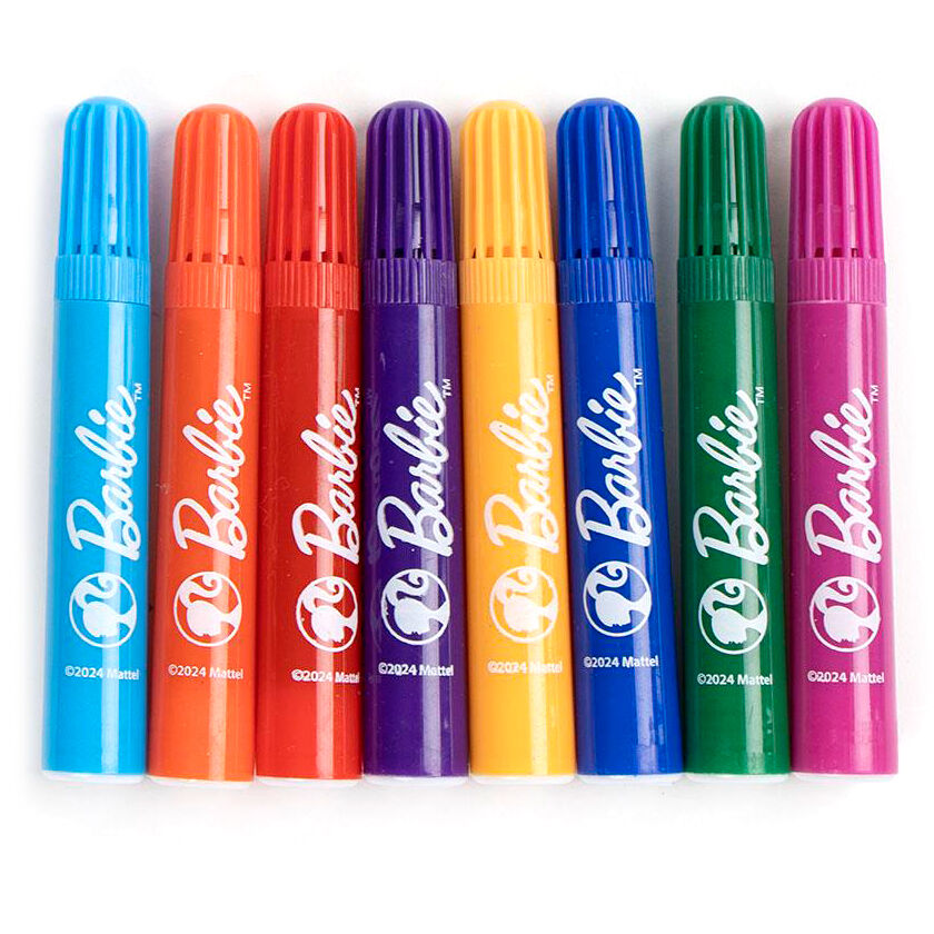 Conjunto de papelaria para colorir Barbie
