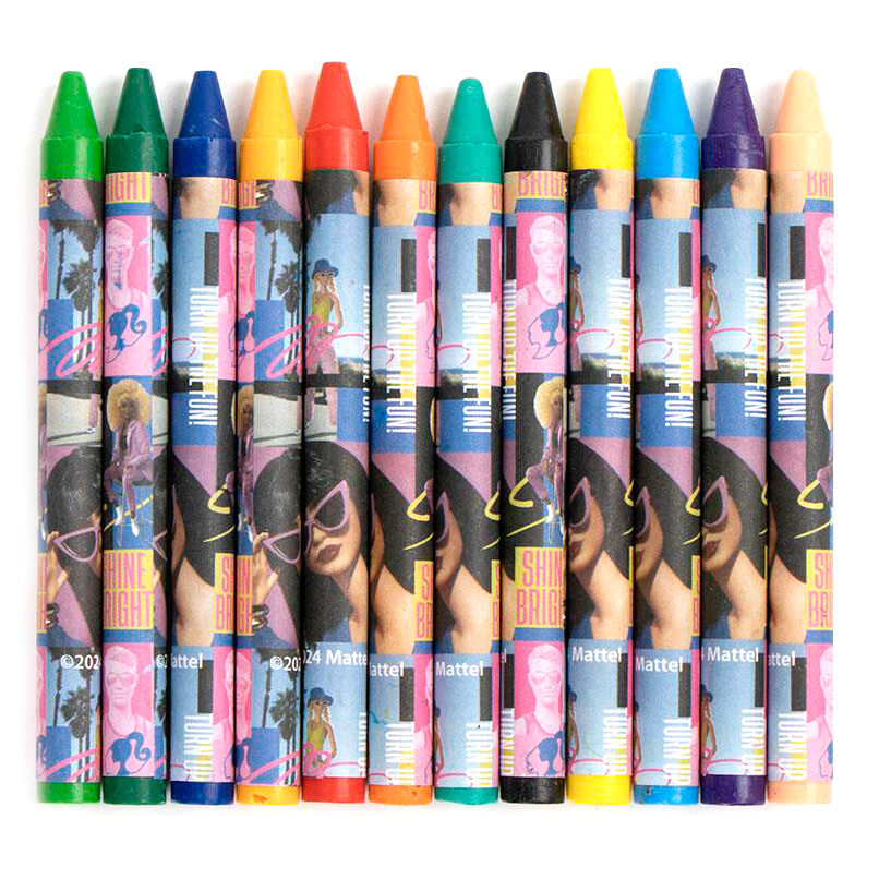 Conjunto de papelaria para colorir Barbie