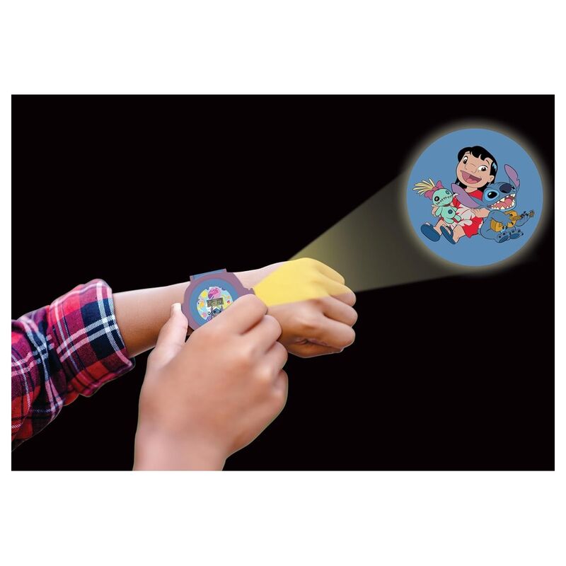 Relógio Projetor Digital Stitch Disney