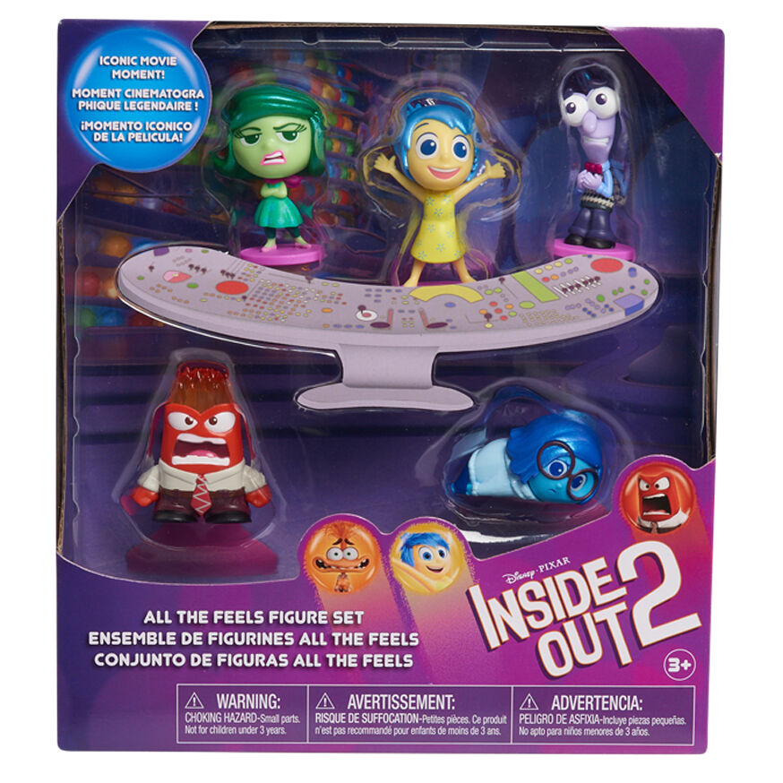 Conjunto de 5 figuras Inside Out 2 Disney Pixar