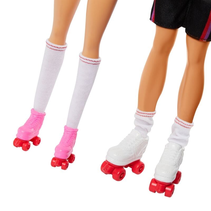 Conjunto 2 Bonecos Barbie e Ken Patinadores