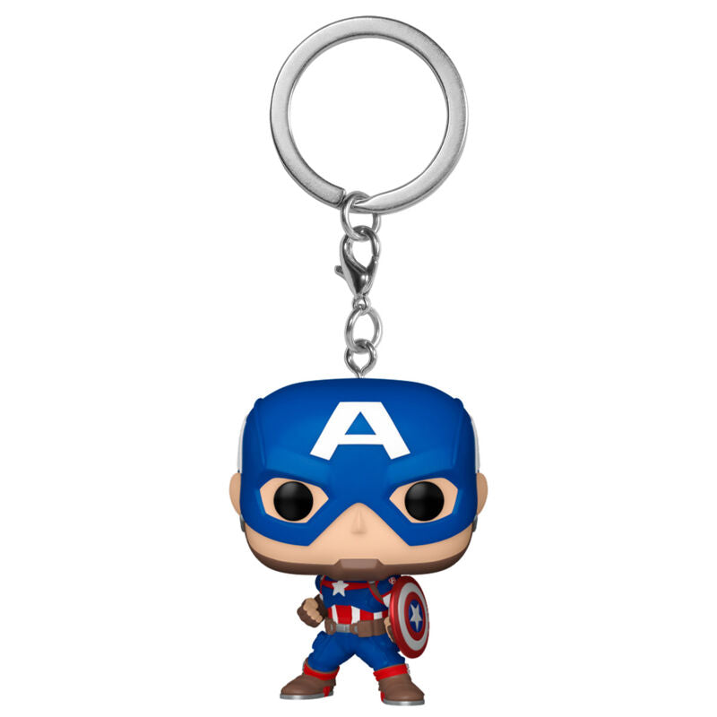 Porta-chaves Pocket POP Marvel Capitan America Classics