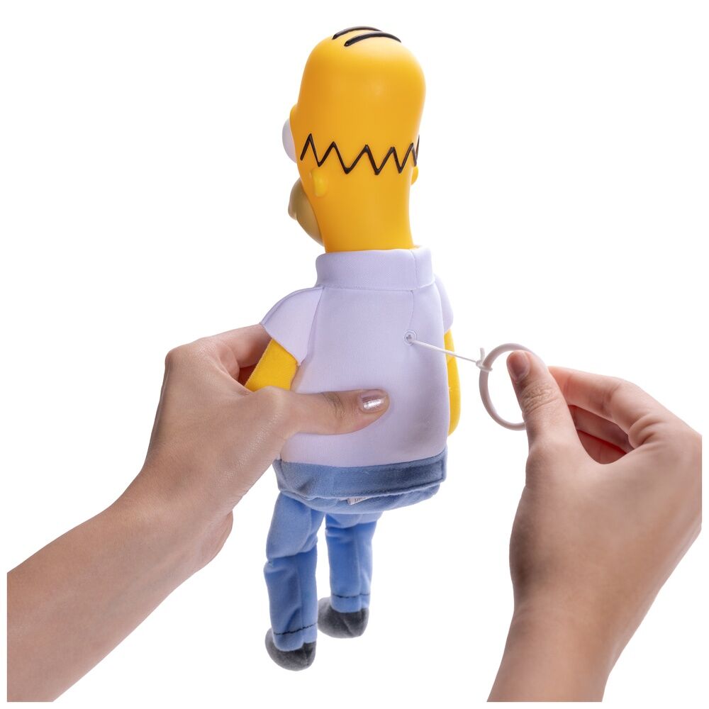 Peluche falante do Homer Shelf The Simpsons (em inglês) 33cm