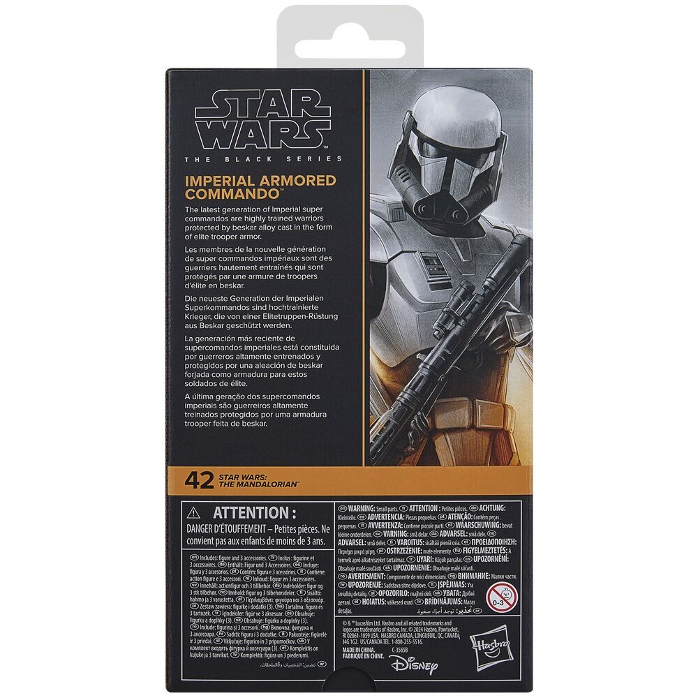 Figura Imperial Armored Commando The Mandalorian Star Wars 15 cm - imagem 9