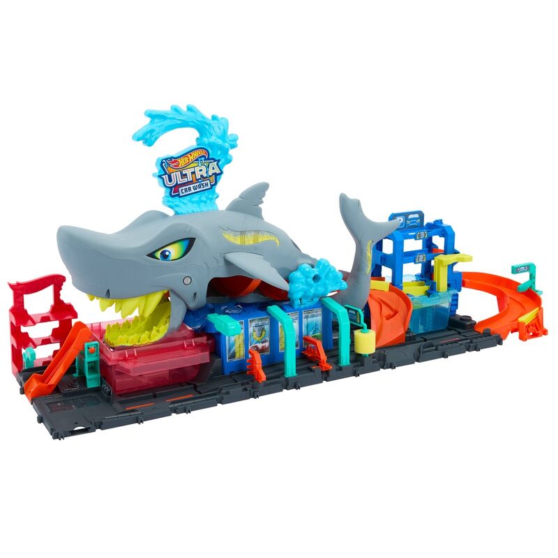Túnel de Lavagem com Tubarão Hot Wheels City