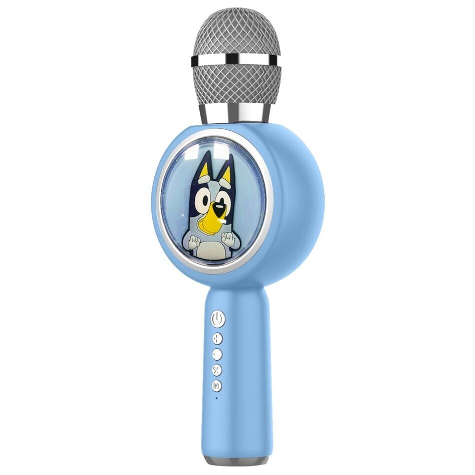 Microfone de karaoke Bluey com altifalante e luz LED — imagem 2