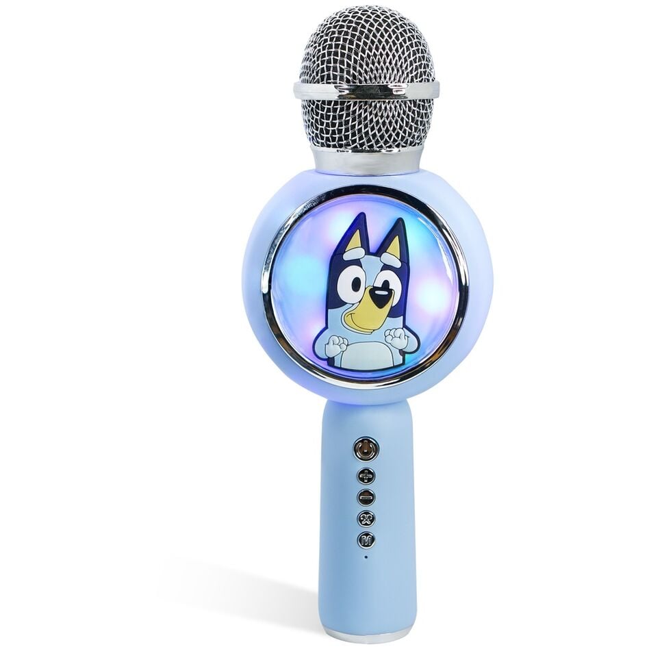 Microfone de karaoke Bluey com altifalante e luz LED — imagem 3