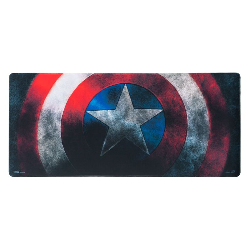 Tapete de rato para jogos Capitão America Marvel