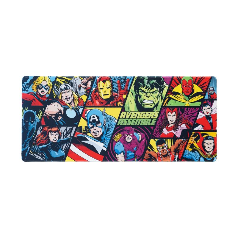 Tapete de rato para jogos os Vingadores Avengers Marvel