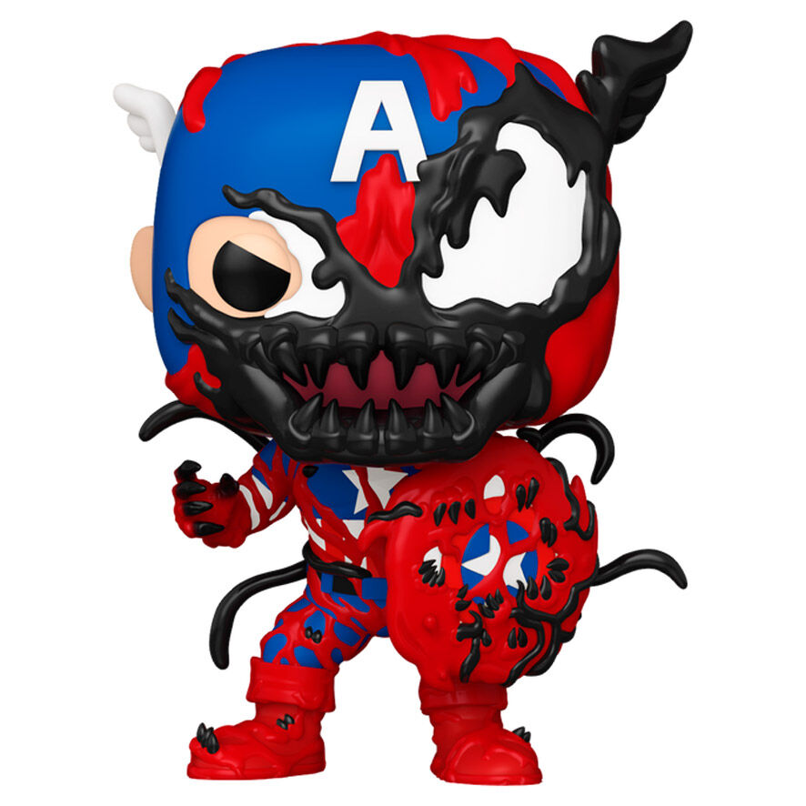 Figura POP del Capitán América de Marvel Carnage