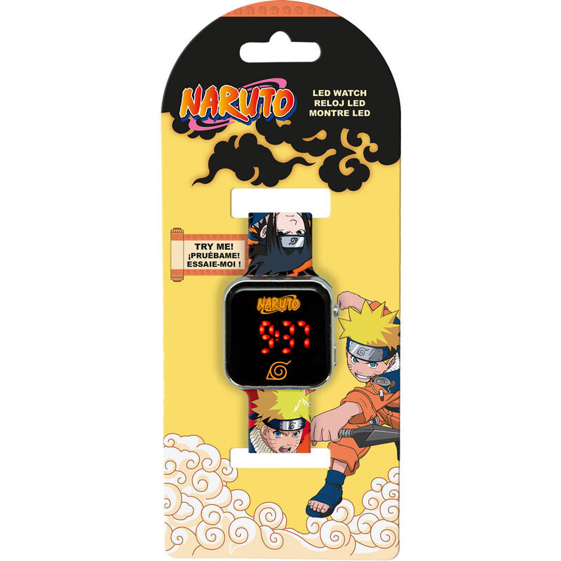 Relógio LED Naruto Shippuden