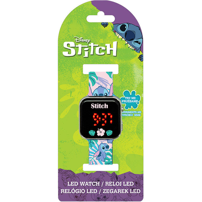 Relógio LED Stitch