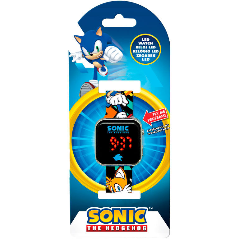 Reloj LED de Sonic el Erizo