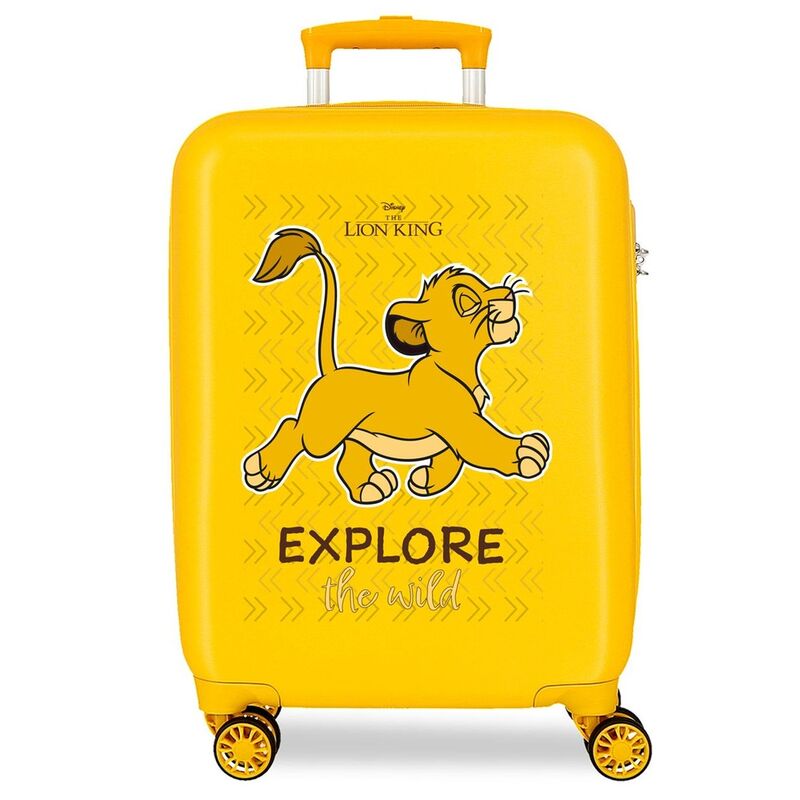 Mala de viagem com rodas ABS Explorer Rei Leão Disney 55cm