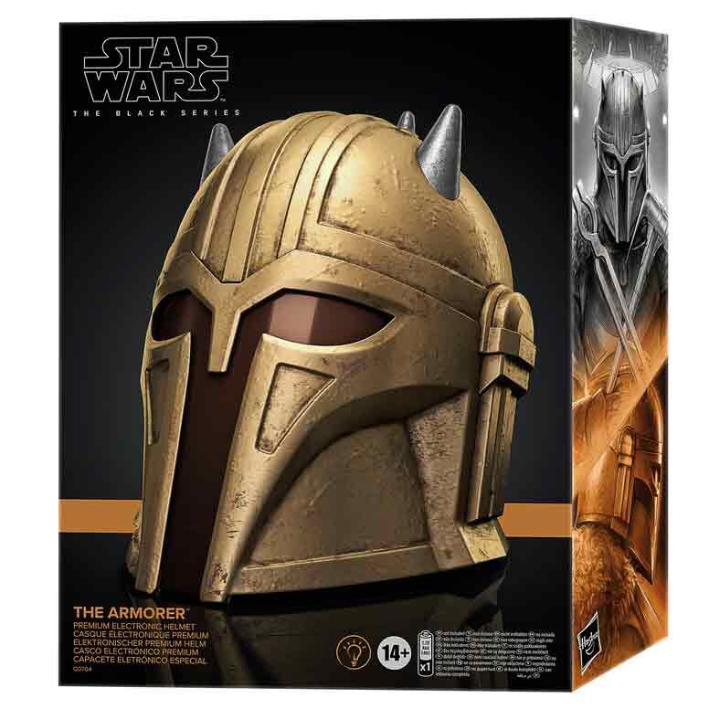 Capacete Eletrónico premium The Armorer Star Wars The Mandalorian - imagem 1